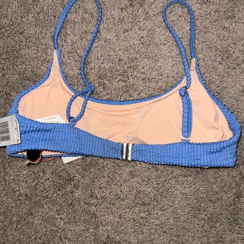 Blue Bikini Top Textured - Picture 4 of 6